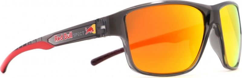 Sluneční brýle RED BULL SPECT CHESS-03P, shiny x´tal grey/brown with red-orange mirror, CAT3 Velikost: 63-13-130