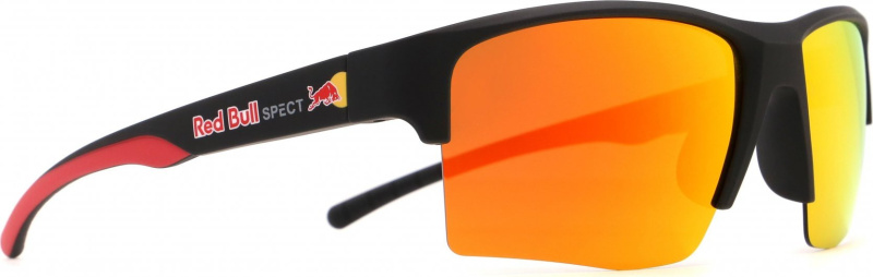 Sluneční brýle RED BULL SPECT CHAIN-02P, black/brown with red-orange mirror, CAT3 Velikost: 65-09-130