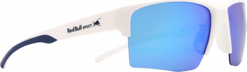 Sluneční brýle RED BULL SPECT CHAIN-04P, white/smoke with blue mirror, CAT3 Velikost: 65-09-130