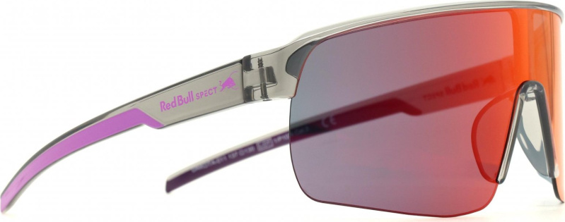 Sluneční brýle RED BULL SPECT DAKOTA-011, grey/blue with red-purple mirror, CAT 3 Velikost: 137-130