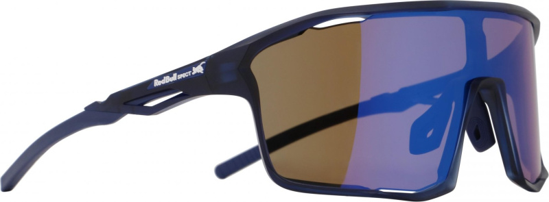 Sluneční brýle RED BULL SPECT RUMBLE-003IB, matt x´tal dark blue/brown with blue mirror, CAT2 Velikost: 135-125
