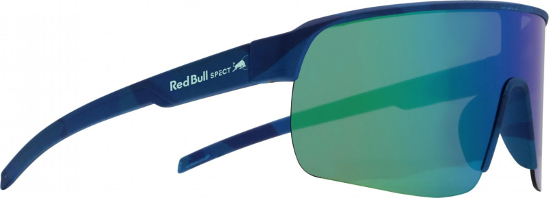 Sluneční brýle RED BULL SPECT DAKOTA-015, matt blue, smoke with green-purple mirror, CAT 3 Velikost: 137-130