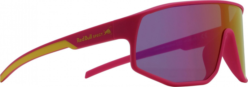 Sluneční brýle RED BULL SPECT DASH-009, neon pink, smoke with pink-yellow mirror, CAT 3 Velikost: 129-130