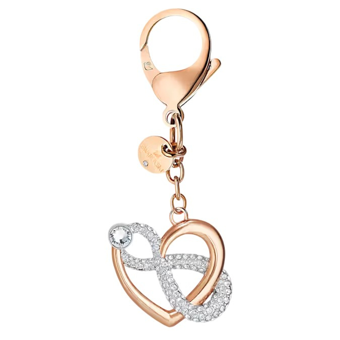 Swarovski Přívěsek na kabelku Nekonečno a srdce Infinite 5530885