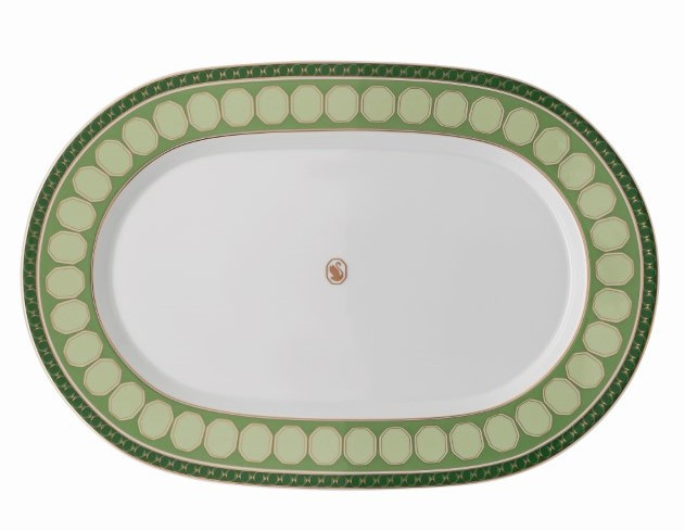 Rosenthal Servírovací tác Swarovski Signum Fern, Ø 40 cm 19850-426349-12740