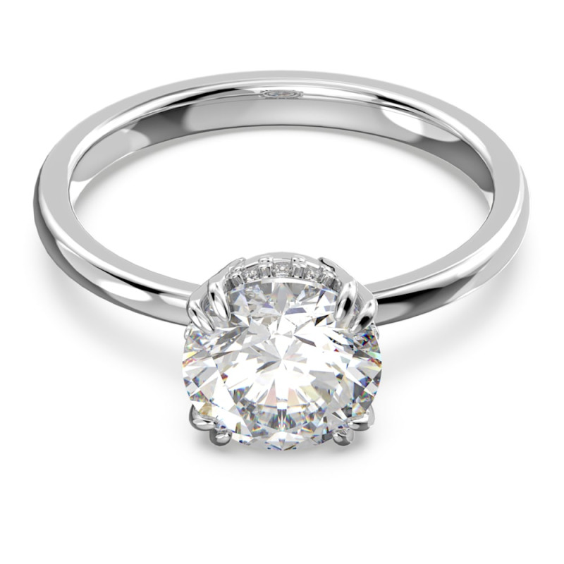 Swarovski Zásnubní prsten s čirým Swarovski zirkonem Stilla 5717941 60 mm