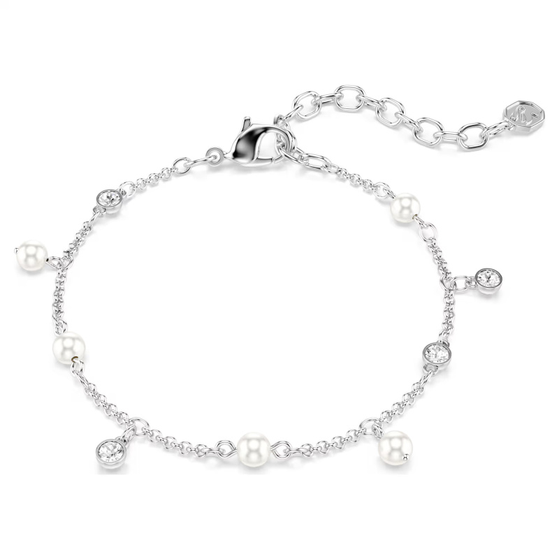 Swarovski Okouzlující náramek s krystaly a perličkami Imber 5754242
