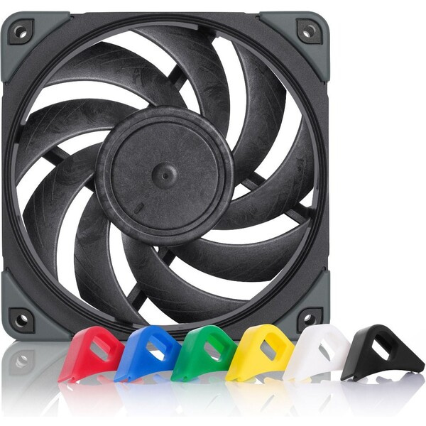 NOCTUA ventilátor NF-A12x25-PWM chromax.black.swap, 120mm Černá