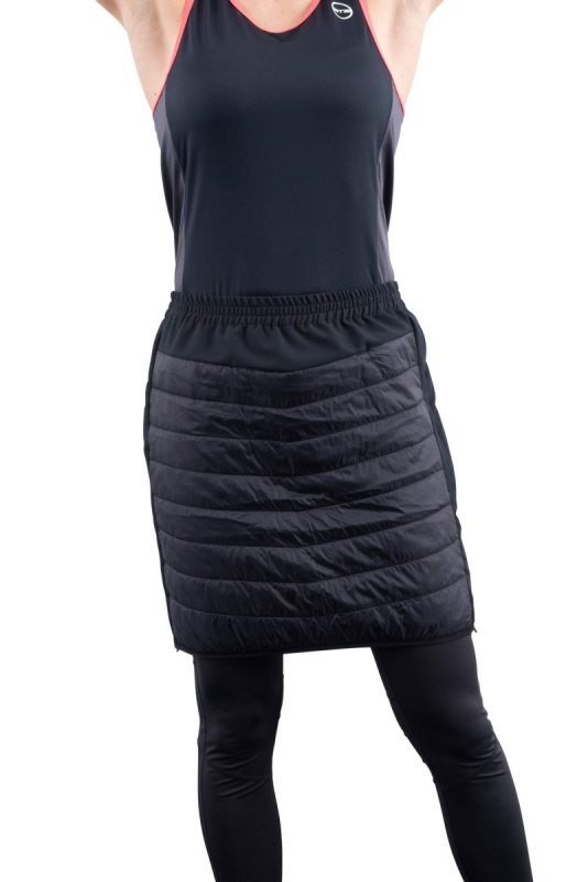 Dámská zateplená sukně gts 600522 černá 38