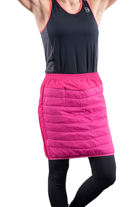 Dámská zateplená sukně gts 600522 růžová 40