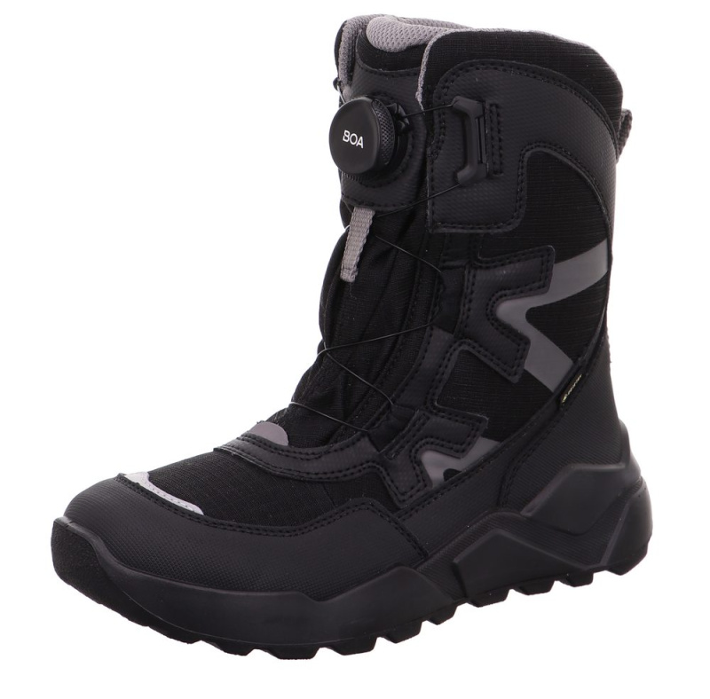 Chlapecké zimní boty ROCKET Black/Gray Gore-Tex, Superfit , 1-000403-0000, černá - 40