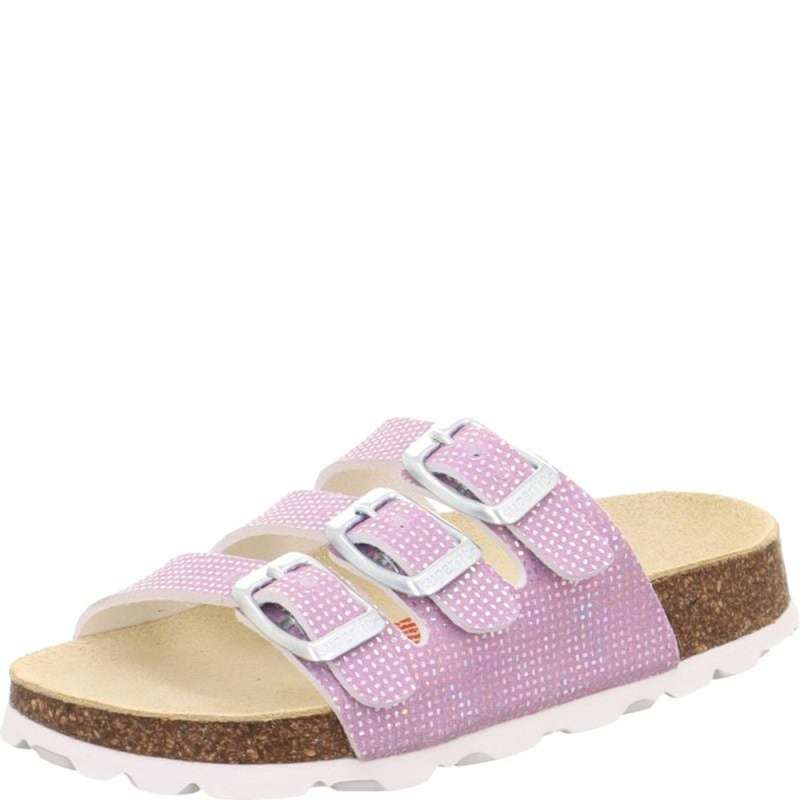 Dívčí korkové pantofle Superfit FOOTBAD Purple 1-800113-8500 - 32