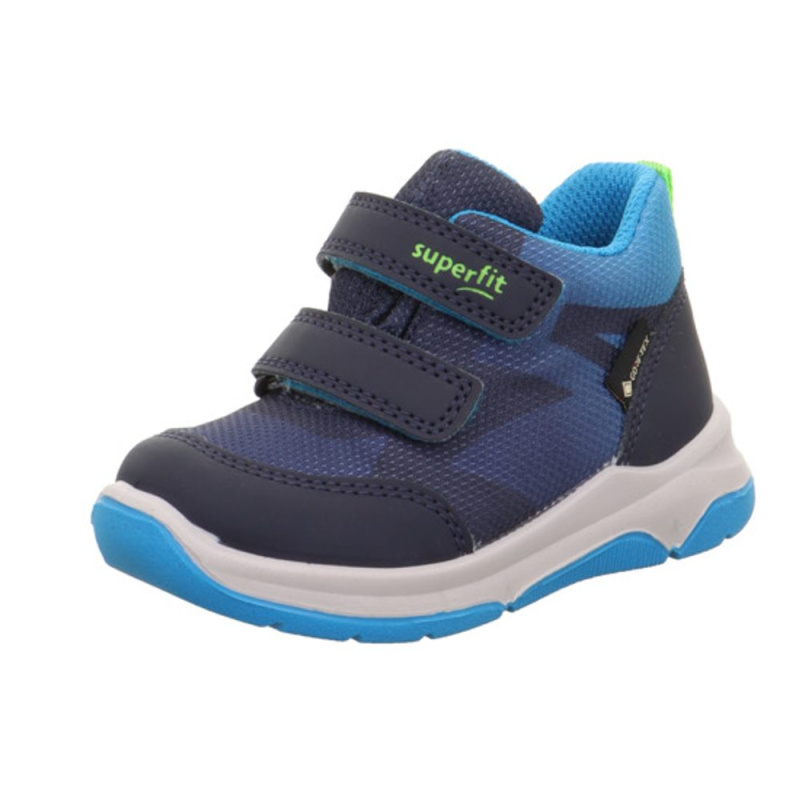 Chlapecká celoroční obuv COOPER  Blue/Light Green Gore-Tex, Superfit,1-006407-8000 - 29