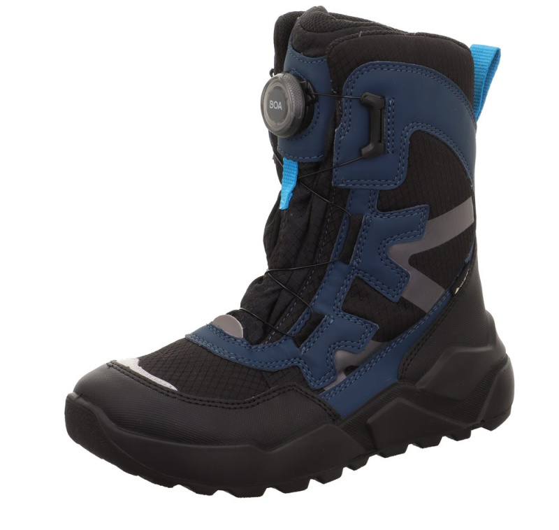 Chlapecké zimní boty ROCKET Black/Turquoise Gore-Tex, Superfit , 1-000403-0030, tyrkysová - 36