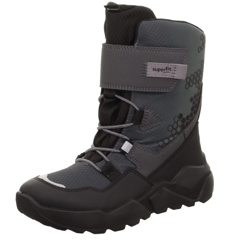 Dětské zimní boty ROCKET Black/Gray Gore-Tex, Superfit , 1-000409-0000, černá - 41
