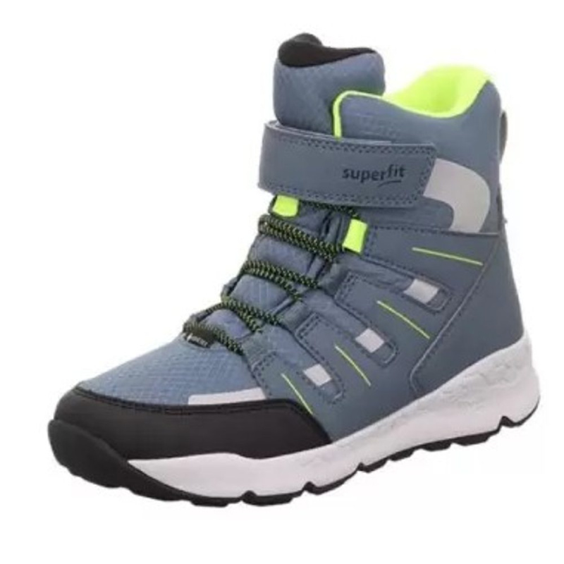 Dětské zimní boty FREE RIDE Light Blue/Yellow Gore-Tex, Superfit , 1-000568-8000, světlé modrá - 42