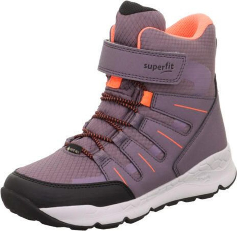 Dívčí zimní boty FREE RIDE Purple/Orange Gore-Tex, Superfit , 1-000568-8500, fialová - 39