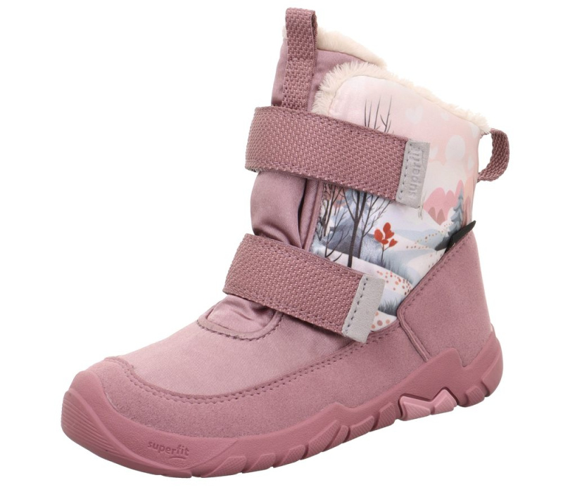 Dívčí zimní boty barefit TRACE Purple/Pink Gore-Tex, Superfit , 1-006039-8500, fialová - 29