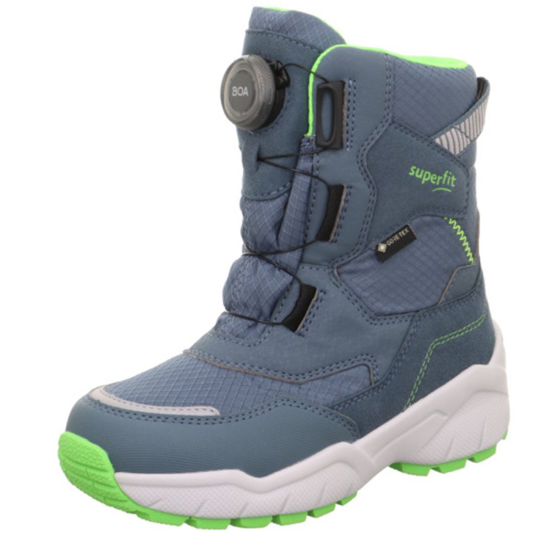Chlapecké sněhule CULUSUK 2.0 Bleu/Light Green Gore-Tex, Superfit, 1-009172-8010, modrá - 31