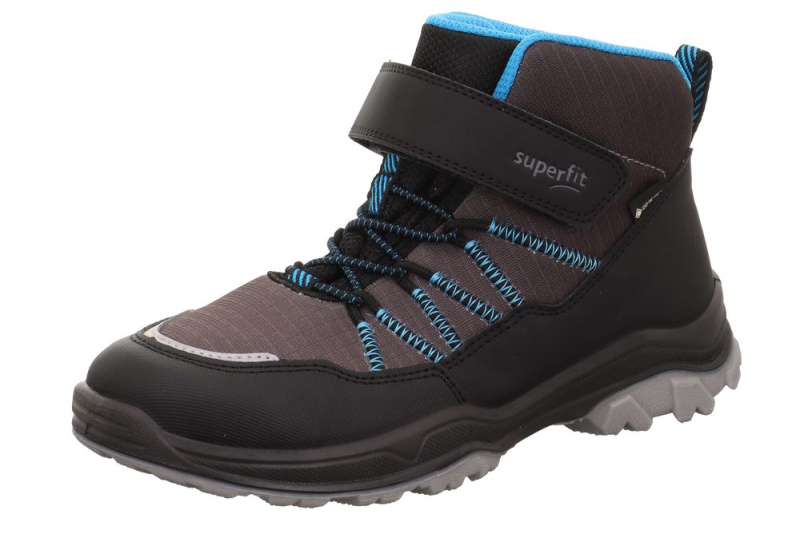Chlapecké zimní boty JUPITER Black/Turquoise Gore-Tex, Superfit, 1-000055-0000 - 40