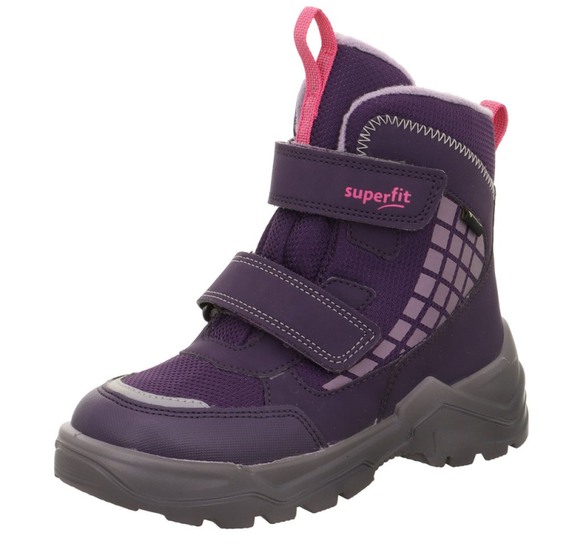 Dívčí zimní boty SNOW MAX Purple Gore-TEX, Superfit,1-002022-8510 - 26
