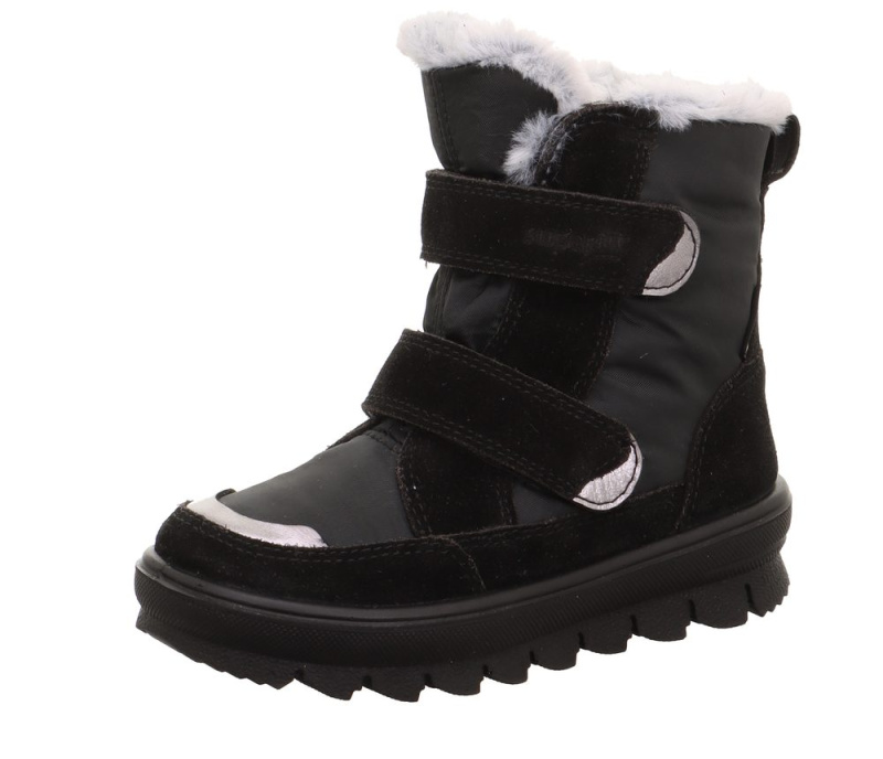 Dívčí zimní boty FLAVIA Black Gore-Tex, Superfit , 1-000216-0000, černá - 26