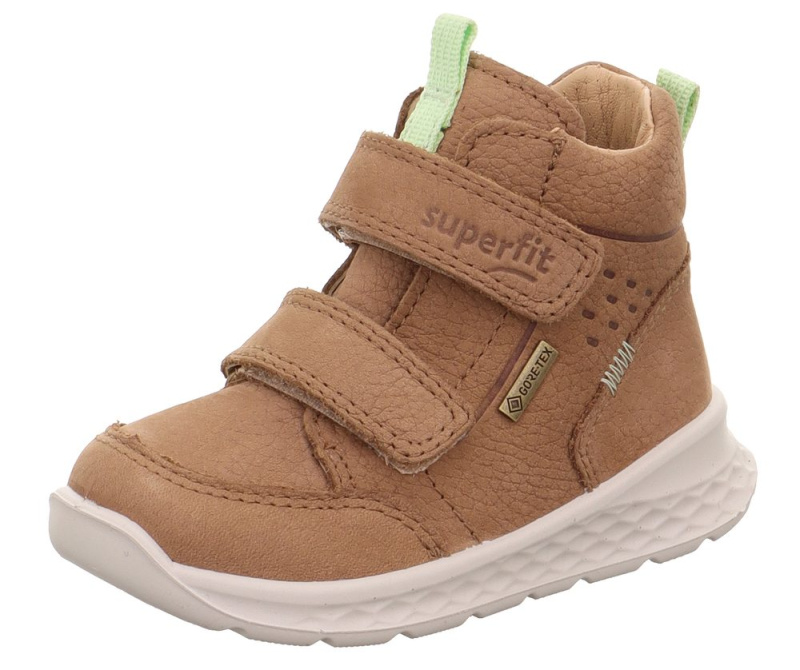 Dětská celoroční obuv BREEZE  Brown/Light Green  Gore-Tex, Superfit,1-000367-3020 - 23