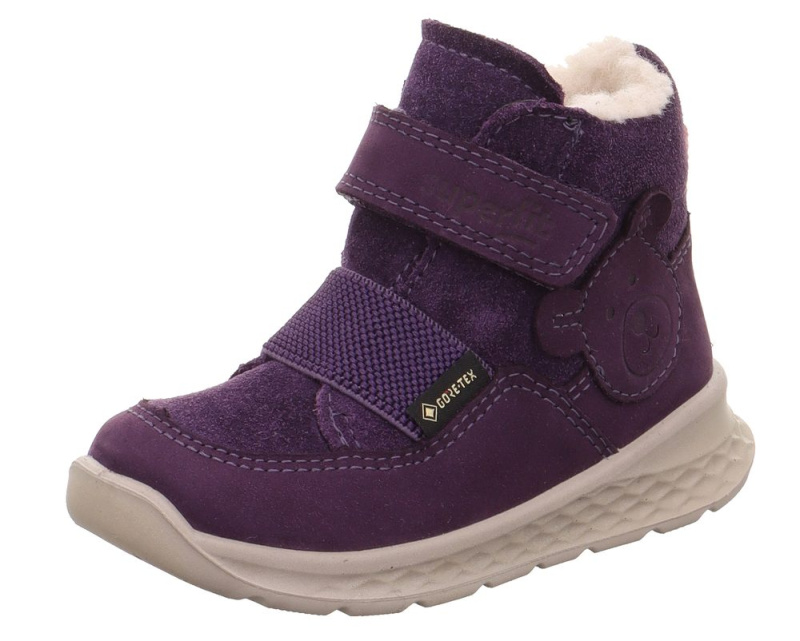 Dívčí zimní boty BREEZE Purple/Pink Gore-Tex, Superfit, 1-000377-8500, fialová - 24