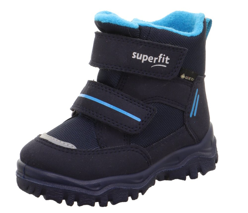 Chlapecké zimní boty HUSKY1 Blue/Light Blue Gore-Tex, Superfit,1-006045-8010 - 27