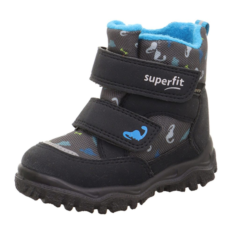 Chlapecké zimní boty HUSKY1 Gray/Light Blue Gore-Tex, Superfit,1-006045-2000 - 25