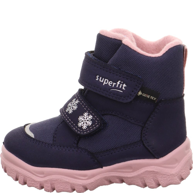 Dívčí zimní boty HUSKY1 Blau/Pink Gore-Tex, Superfit,1-006045-8030 - 26