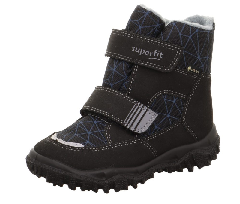 Dětské zimní boty HUSKY Black/Light Gray Gore-tex, Superfit, 1-006080-0000, šedá - 34