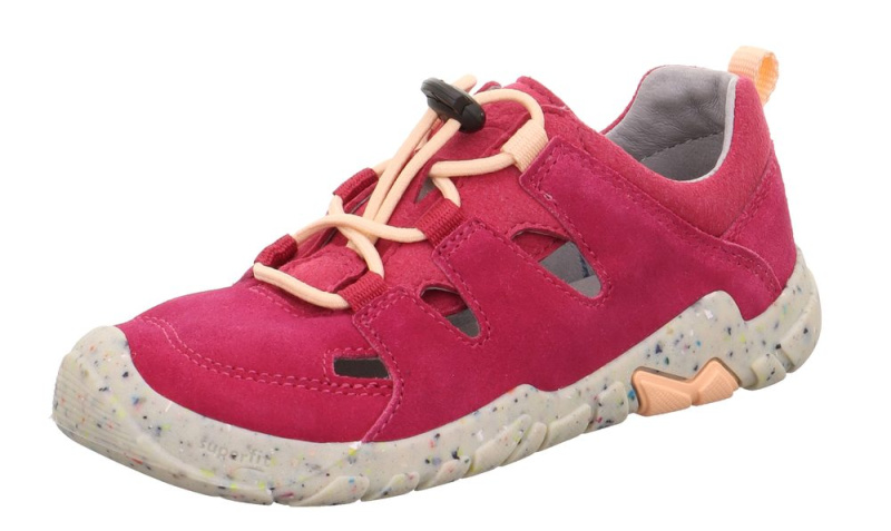 Dívčí celoroční boty Barefit TRACE, Superfit, 1-006037-5000, červená - 27