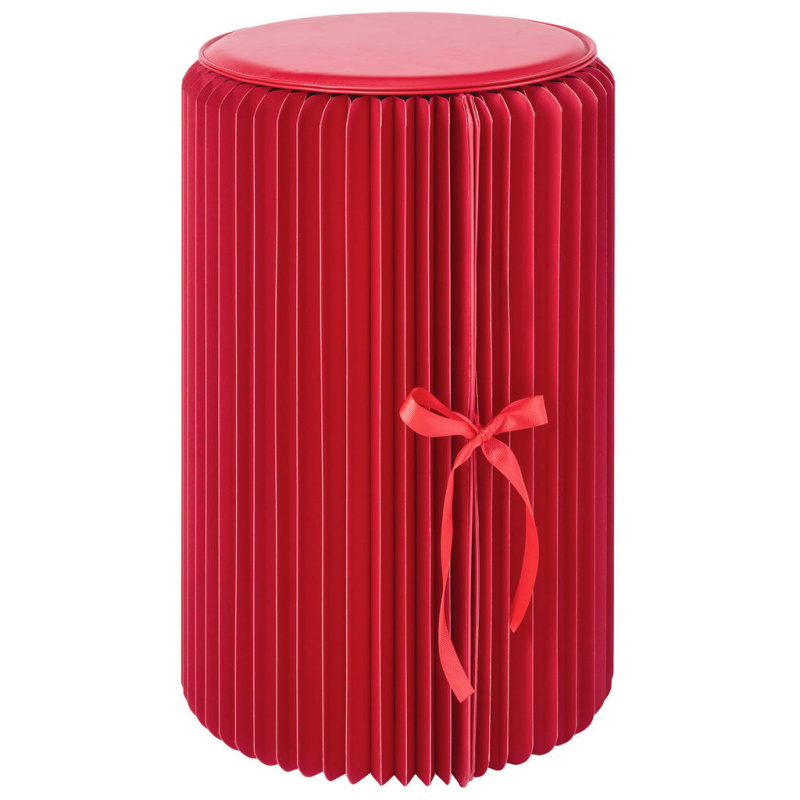 Ambia Home TABURET, plast, papír, kompozitní dřevo, 32/50 cm