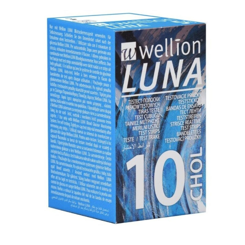 Wellion LUNA testovací proužky cholesterol 10 ks
