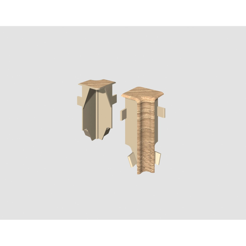 Egger Vnitřní roh pro soklovou lištu CUBICAL dub taupe, 2 ks