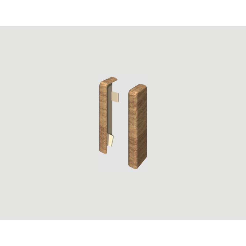 Egger Koncovka pro soklovou lištu CUBICAL dub červenohnědý, 2 ks