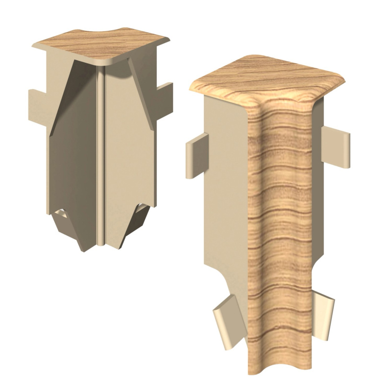 Egger Vnitřní roh pro soklovou lištu CUBICAL dub cappuccino, 2 ks