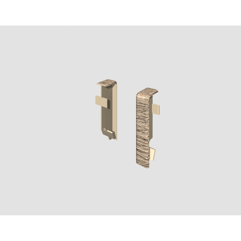 Egger Spojovací prvek pro soklovou lištu CUBICAL dub šedohnědý, 2 ks