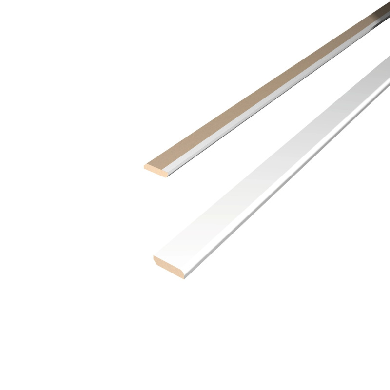 Egger Krycí lišta pro stěnový panel DecoWall AL201 bílá 2,4 m