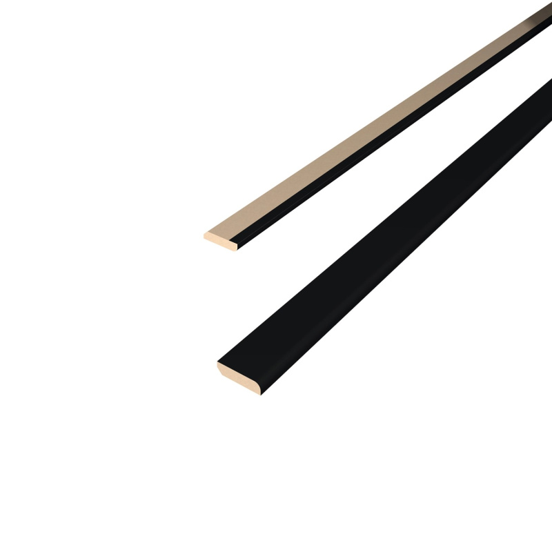 Egger Krycí lišta pro stěnový panel DecoWall AL537 černá 2,4 m