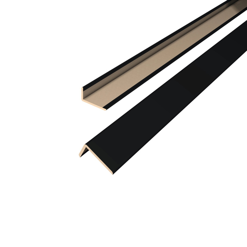 Egger Rohová lišta pro stěnový panel DecoWall WL537 černá 2,4 m