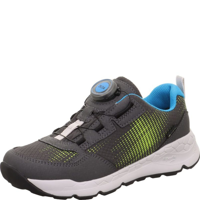 Dětské celoroční boty FREE RIDE Gray/Light Green GTX BOA, Superfit 1-000569-2000 šedá - 32