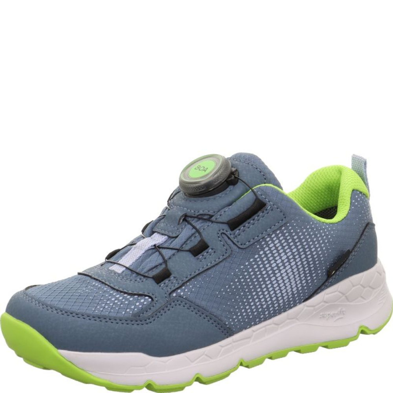 Chlapecké celoroční boty FREE RIDE Blue/Light Green GTX BOA, Superfit 1-000569-8000 modrá - 33