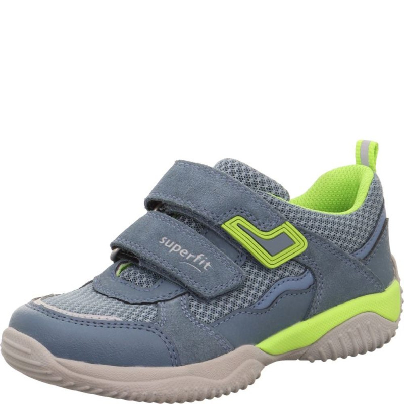 Chlapecké celoroční boty STORM Blue/Green, Superfit, 1-006390-8010, modrá - 27