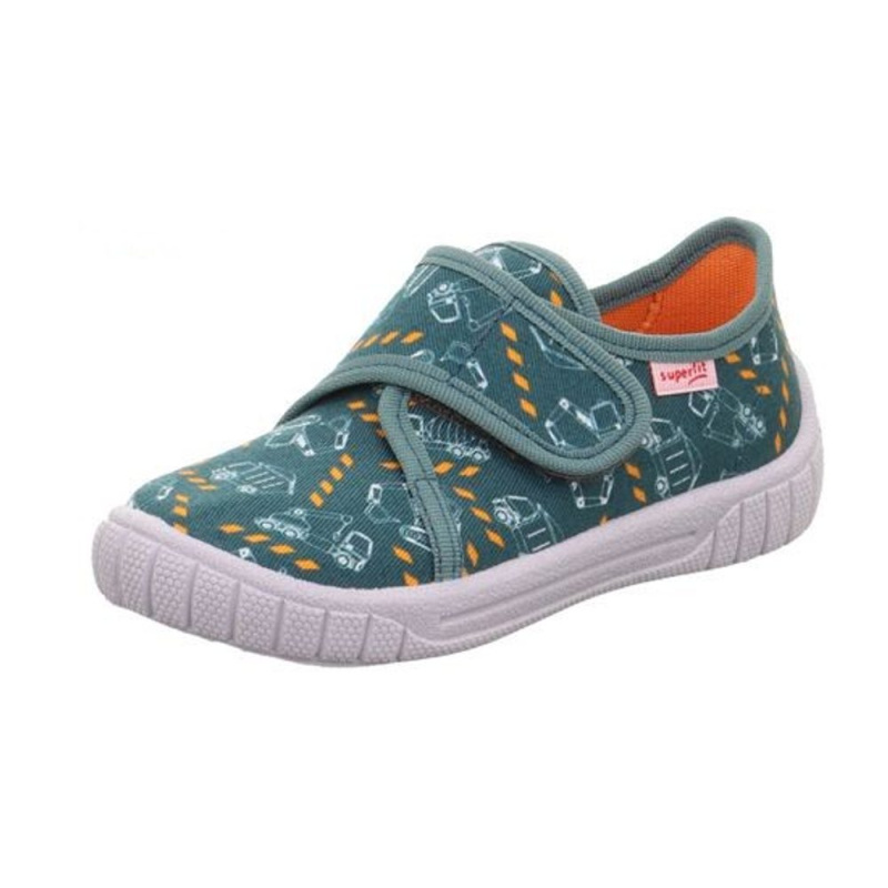 Chlapecké papuče  Superfit  BILL Green/Multicolored 1-000279-7050 - 28
