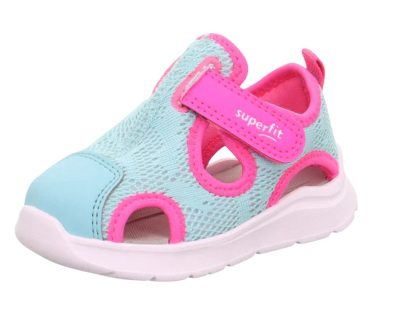 Dívčí sandály WAVE Light green/Pink Superfit 1-000481-7510 zelená - 24