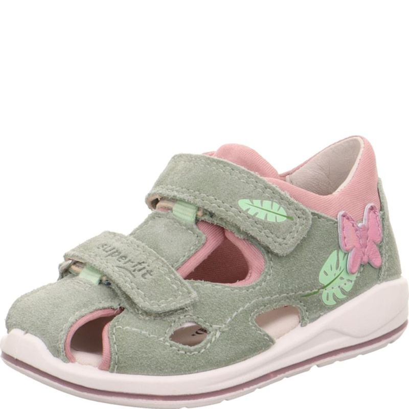 Dívčí sandály BOOMERANG Light Green/PinkPurple Superfit 1-000869-7500 světle zelená - 21