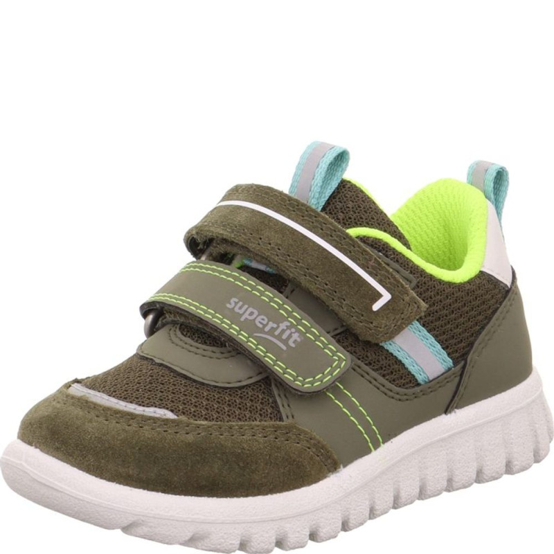 Dětské tenisky SPORT7 MINI Green/Yellow Superfit 1-006203-7020 - 27