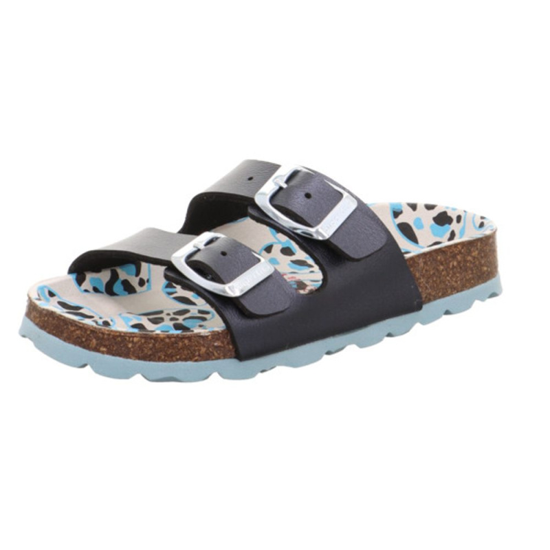 Chlapecké korkové pantofle Superfit FOOTBAD Black/Multicolored 1-800111-0070 - 32